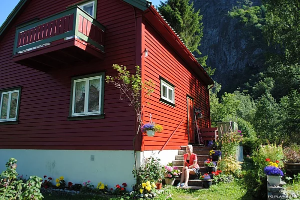 Обычный сельский домик в Норвегии