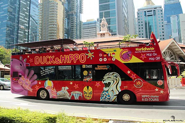Сингапур. Экскурсионный автобус